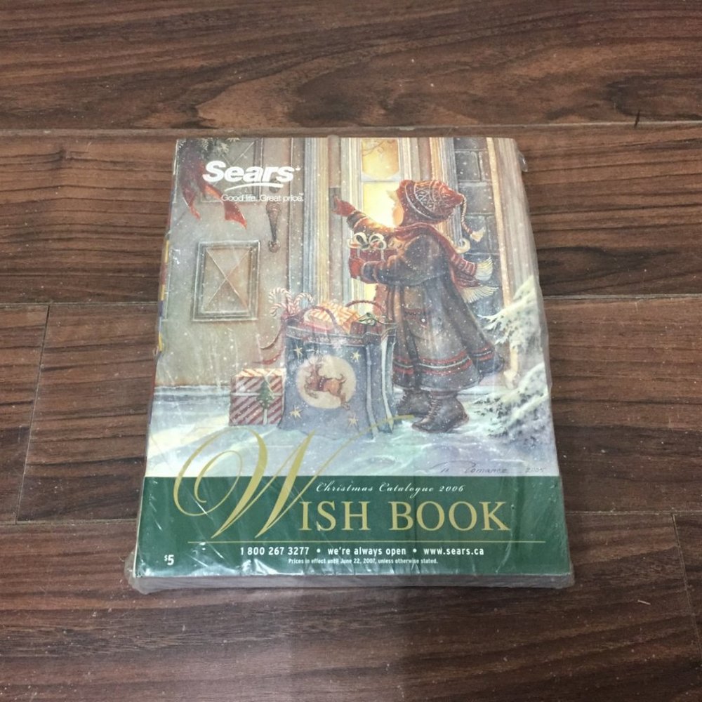Sealed 2006 Sears Christmas Wishbook Catalog Canada
